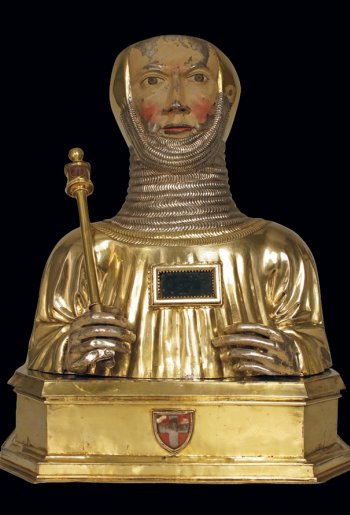 Abbaye de St-Maurice - Le Trésor - Buste reliquaire de saint Victor