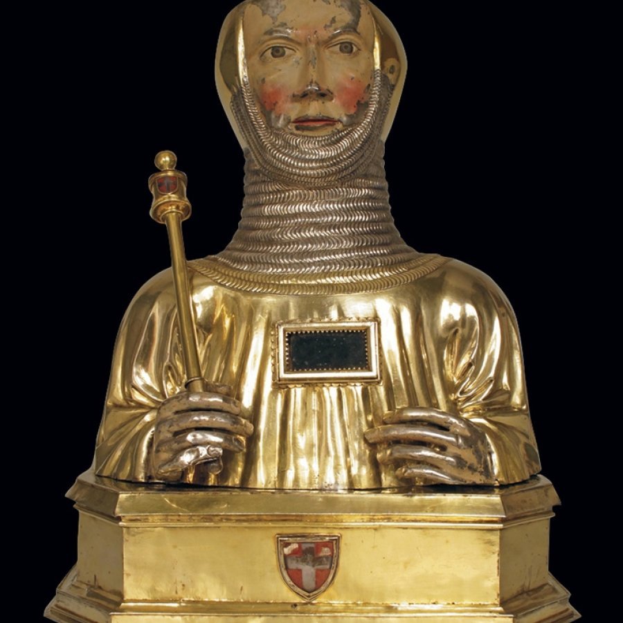 Abbaye de St-Maurice - Le Trésor - Buste reliquaire de saint Victor