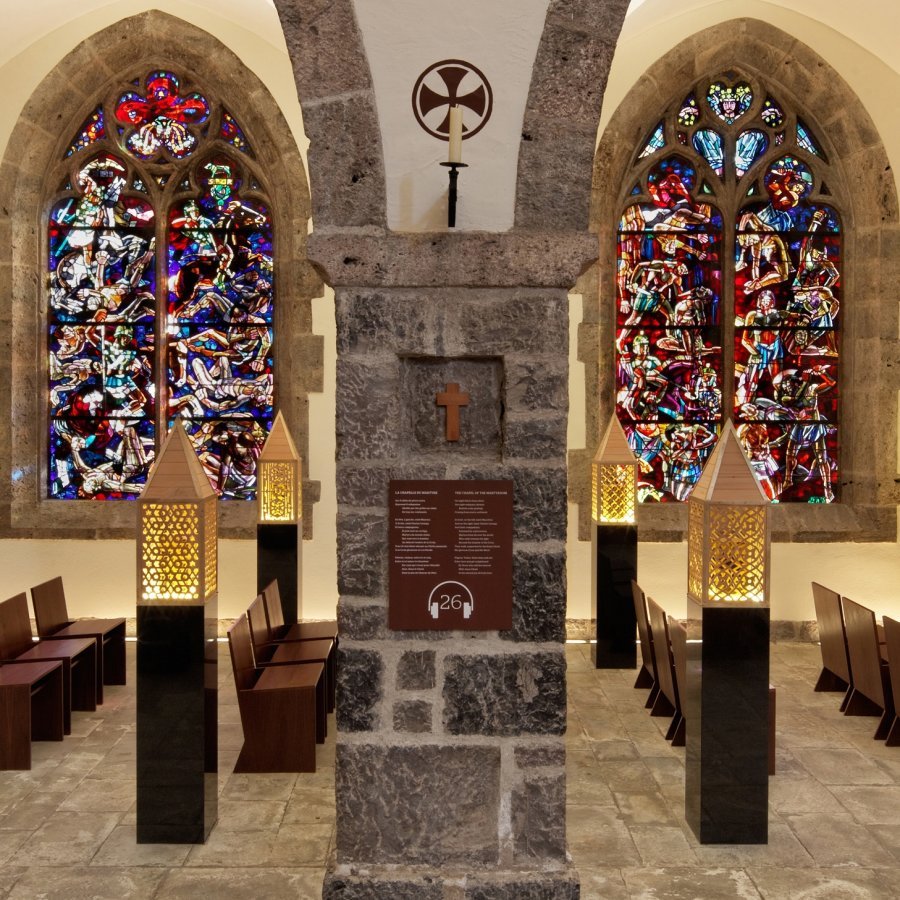 Abbaye de St-Maurice - La nouvelle chapelle du Martyre