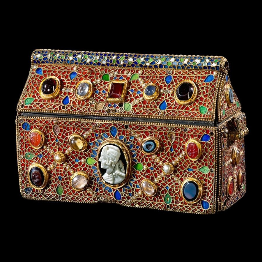 Abbaye de St-Maurice - Le Trésor - Coffret reliquaire de Teudéric