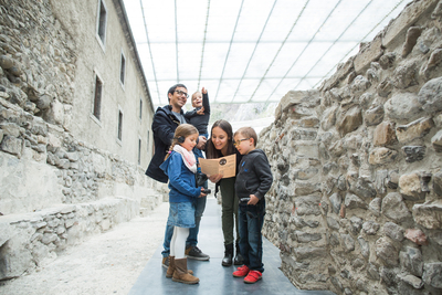 Les enfants à la découverte de l'Abbaye