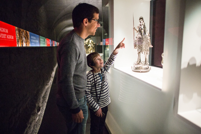 Les enfants à la découverte de l'Abbaye